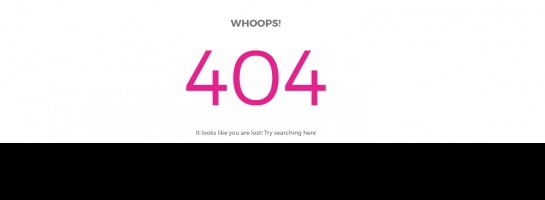 Not the 404 ERROR!