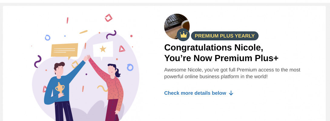 It's Official. I'm Now a Wealthy Affiliate Premium Plus Member!