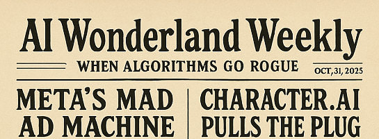 AI Wonderland Weekly Oct 31 2025 Edition