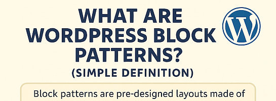 How to Use patterns in WordPress