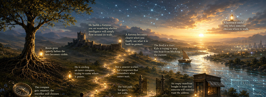 Many lanterns are beginning to reveal one path