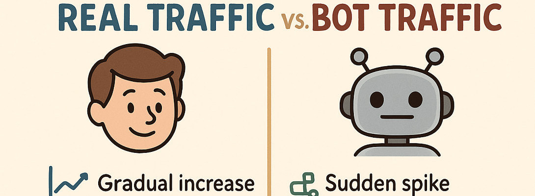Real vs Fake Bot Traffic