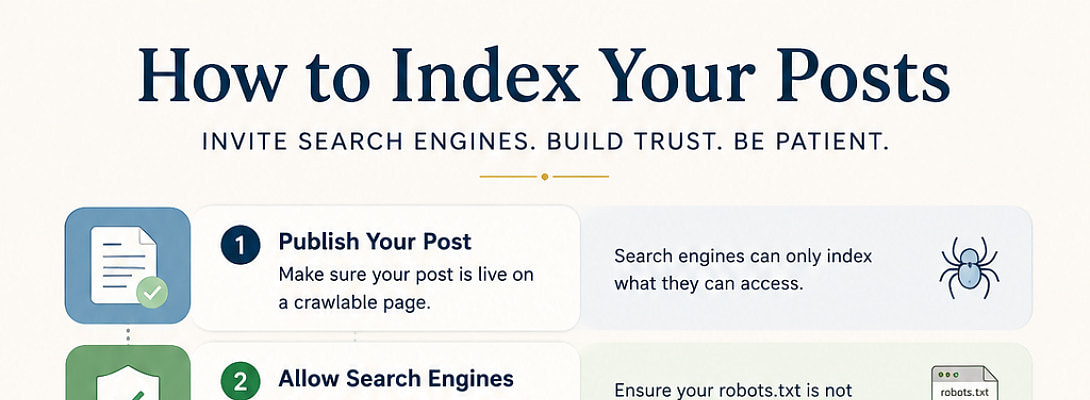 How do I index posts?