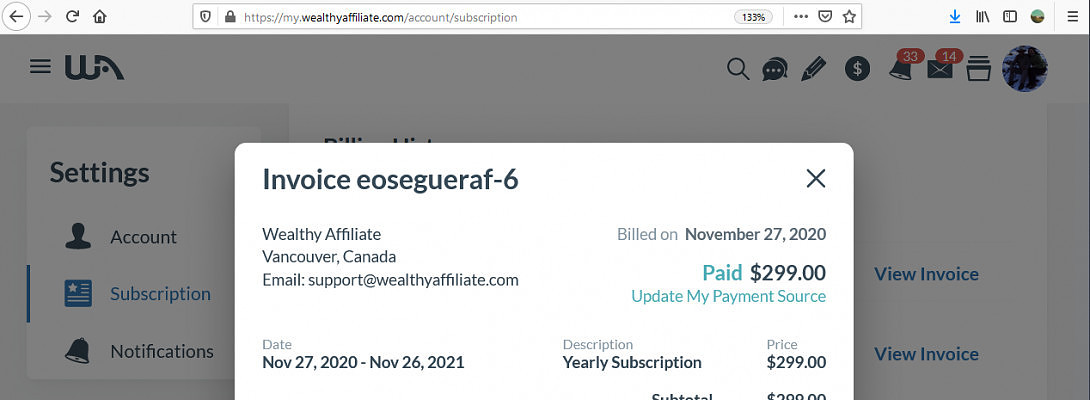 Three years since I upgraded to Premium