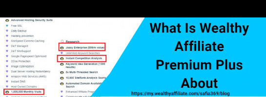 What Is Wealthy Affiliate Premium Plus About : Got It Today.