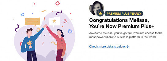 Premium Plus - woohoo!