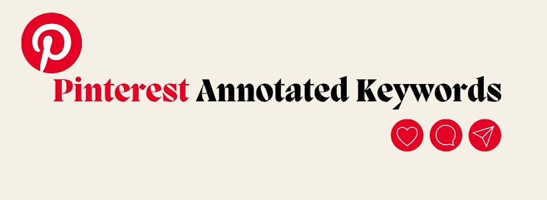 Pinterest Pins Annotated keywords Updated