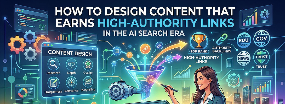 How to Design Content That Earns High-Authority Links in the AI Search Era