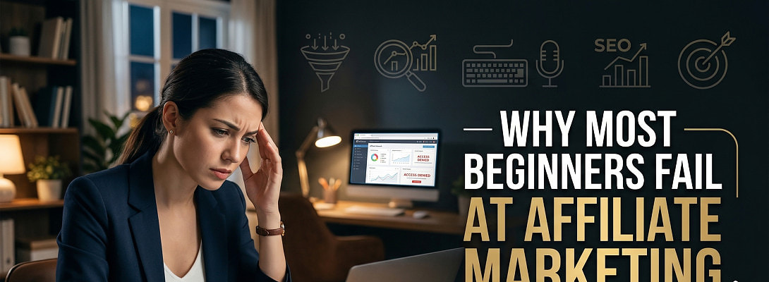 Why Most Beginners Fail at Affiliate Marketing Before They Even Start
