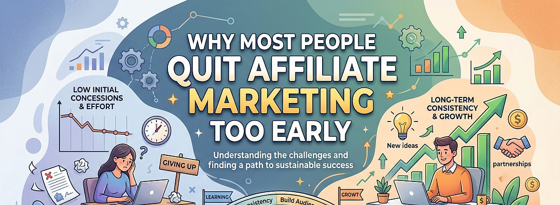 Why Most People Quit Affiliate Marketing Too Early
