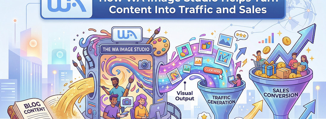 How Wealthy Affiliate Image Studio Helps Turn Content Into Traffic and Sales
