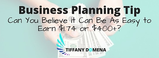 Can You Believe it can be as Easy to Earn $1.45 or $400+?