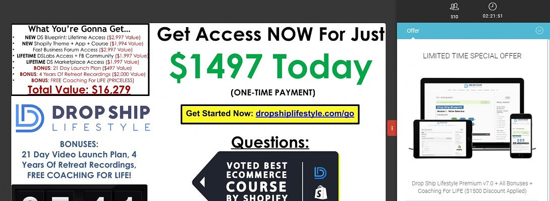 Has Anyone Ever Heard Of The Program Dropship Lifestyle? This Is NOT A Sales Pitch!