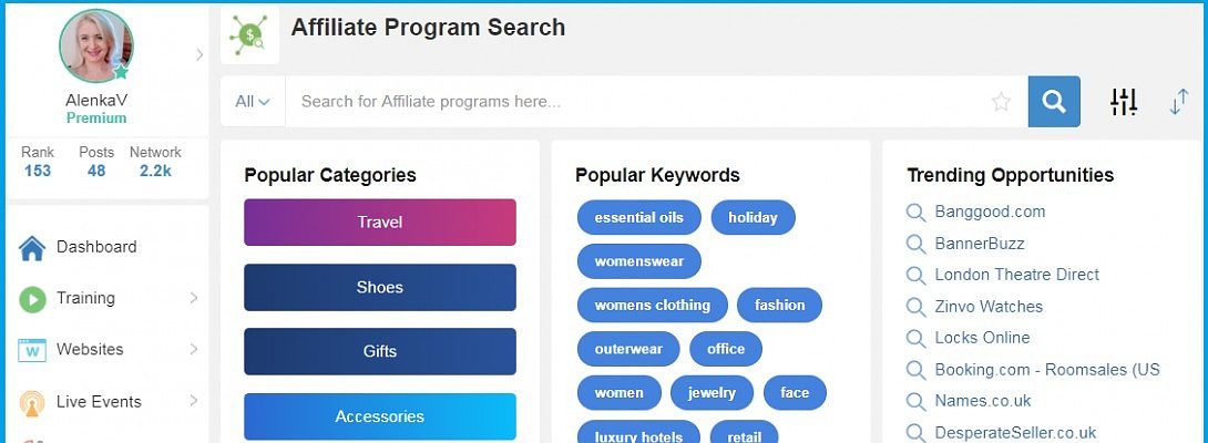 NEW WA Affiliate Programs Feature
