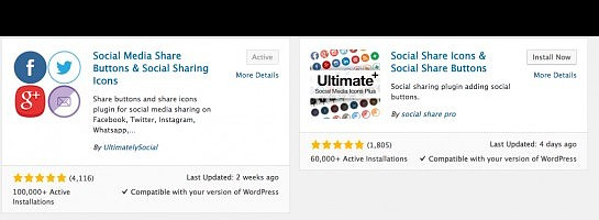 Installing FREE Floating Social Media Icons (Ultimate Social Media Icons - Plugin)