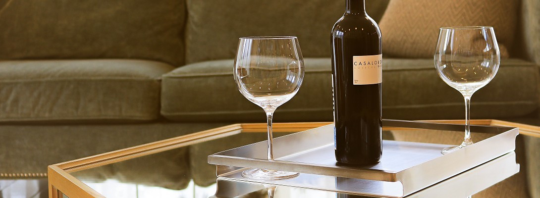 Coffee in the morning; Wine in the evening