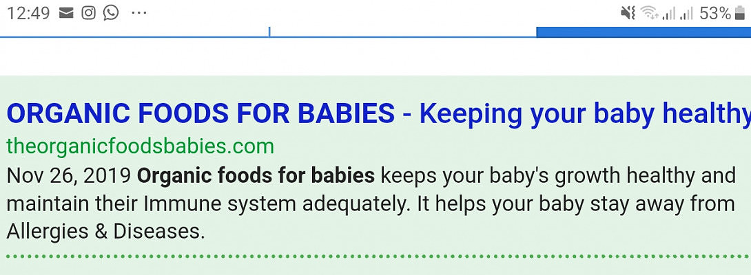 My website on position 1 page 1 on bing