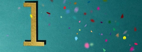 My website turned 1 today!