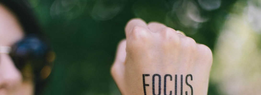 Focus, effort and determination - never quit!