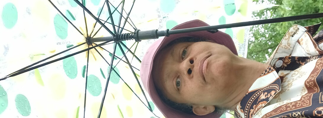 On This Partly Cloudy Day, Is A Ray Of Sunshine, Next In Line, Waiting Patiently, To Display Church,