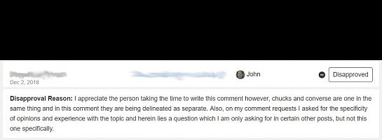 I Have Issues With Site Comments