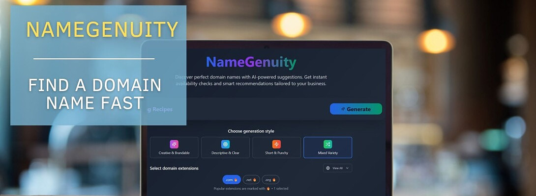 Fresh Domains Fast with NameGenuity
