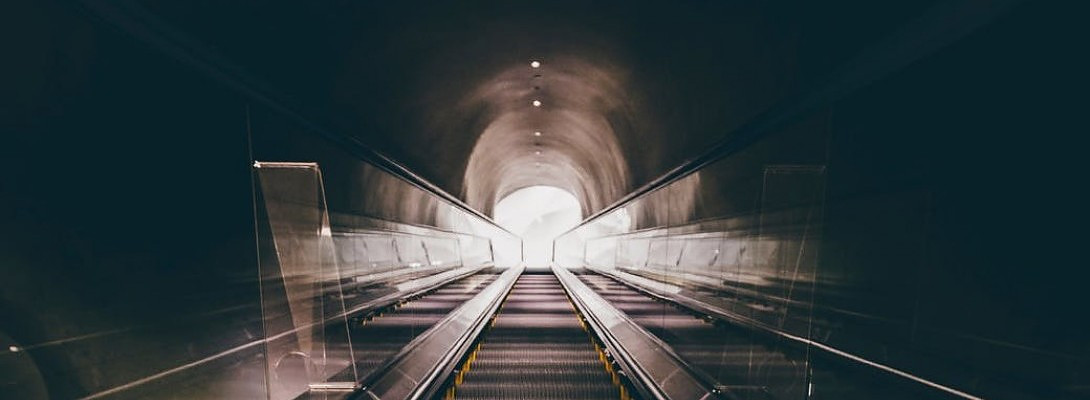 Seeing the light at the end of the tunnel.