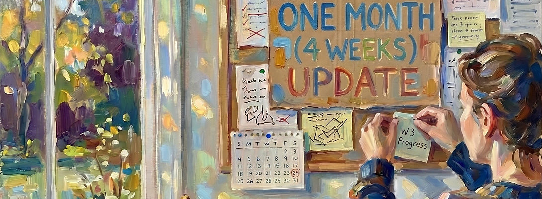 1 Month Down, 2 To Go!