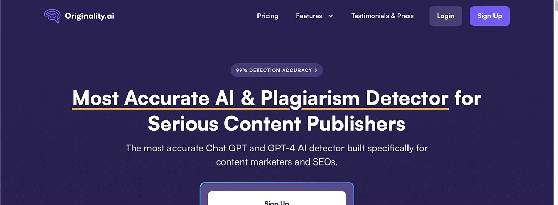 Originality AI Detector: A Case Study in Uncovering 100% AI Content- Is it Worth It?