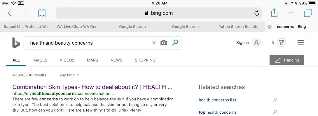 Rank Number 1 today on Google, Yahoo, and Bing