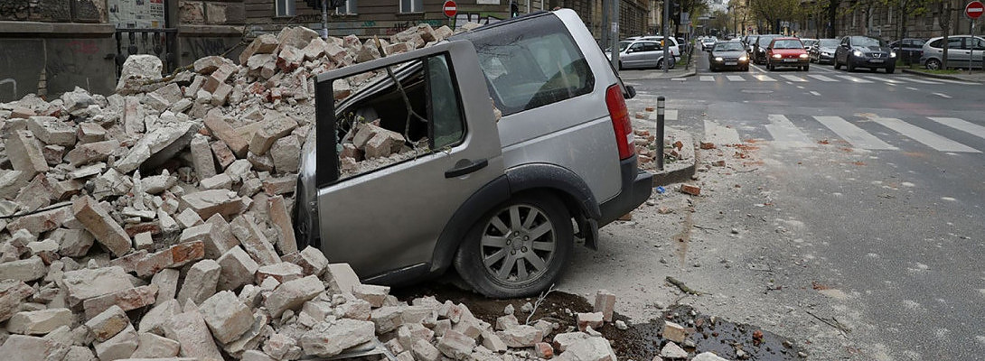 Croatia Capitol Strucked by Earthquake