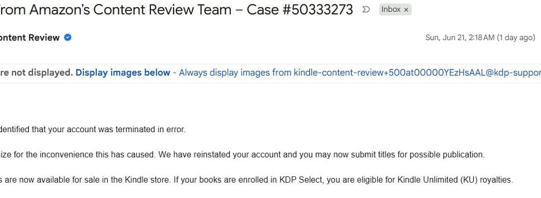Account Restored. Thanks For Your Support!