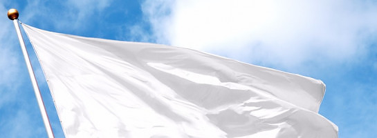 When do I hoist the white flag