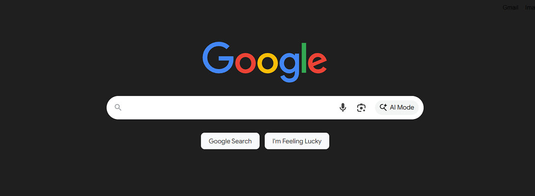 Did Google go to dark mode?