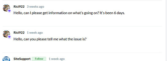 What happened to site support?