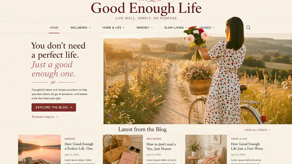 Dressing Up A Blog: Learning to Improve Its Look and Layout