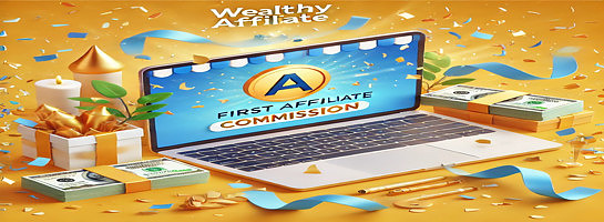 Exciting Milestone | My First Wealthy Affiliate Commission!