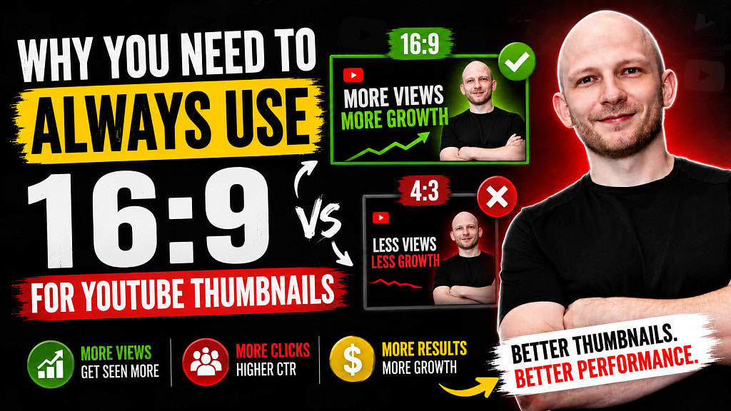Why You Always Need to Use 16:9 For YouTube Thumbails