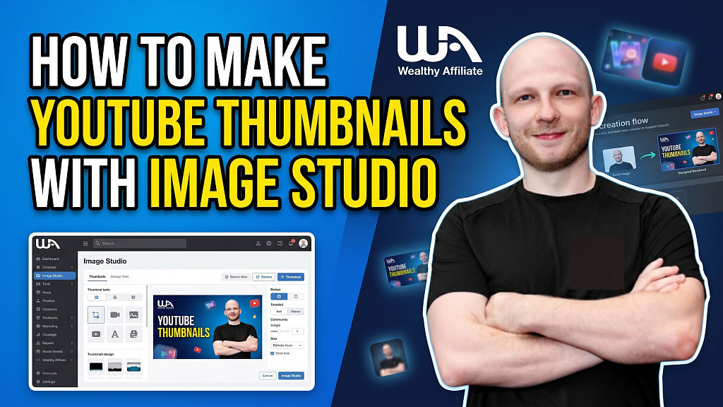 How to Make Beautiful YouTube Thumbnails in Image Studio in WA