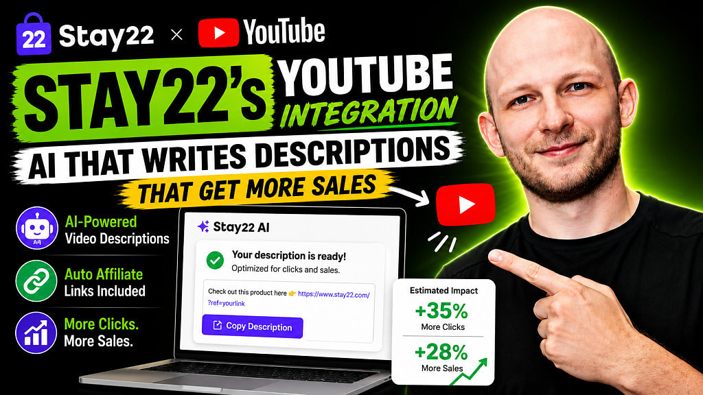 Make More Sales With Stay22's YouTube Integration (Part II)