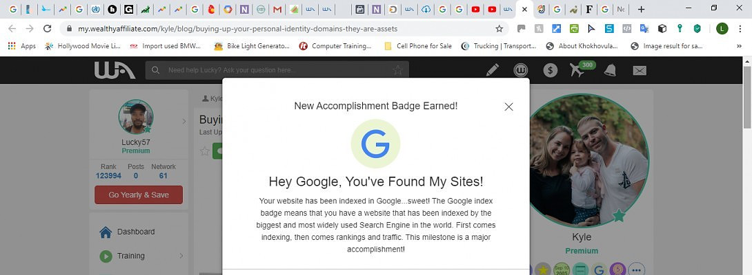 Today is a great day ever to me, thanks to WA Family.