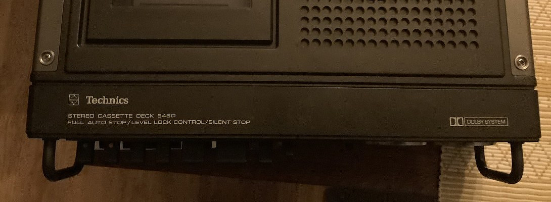 Technics 646D RS-646DS Stereo Cassette Deck Tape Player Field Recorder