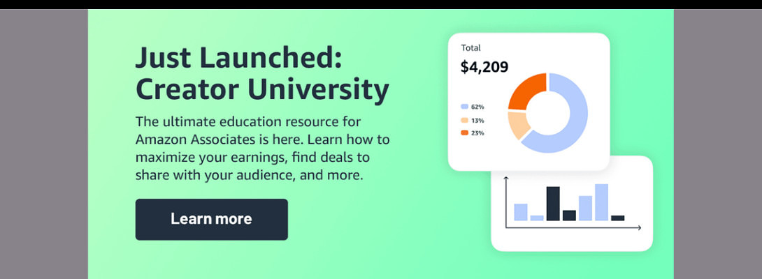 Have you seen Amazon Associate's Creator University?