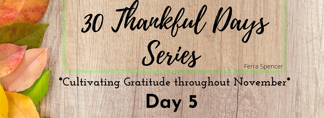 30 Thankful Days Series - Day 5 - I am Thankful for the Roof over My Head
