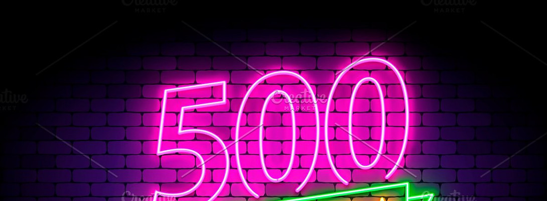 500 friends in my network! Thank you so much
