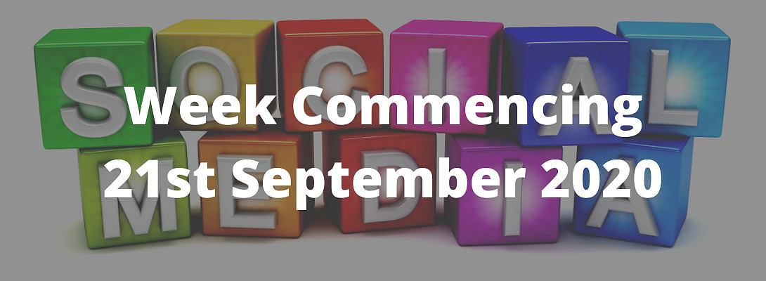 Social Media Content Ideas for wc 21st September 2020