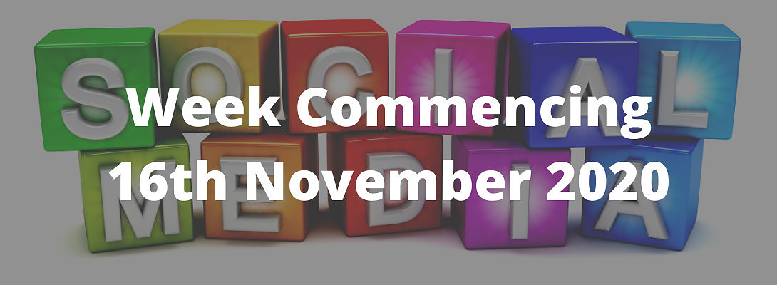 Social Media Content Ideas for wc 16th November 2020