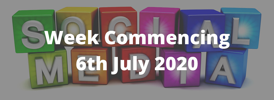 Social Media Content Ideas for wc 6th July 2020
