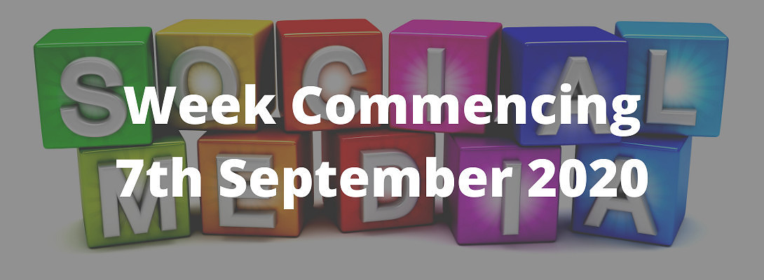 Social Media Content Ideas for wc 7th September 2020