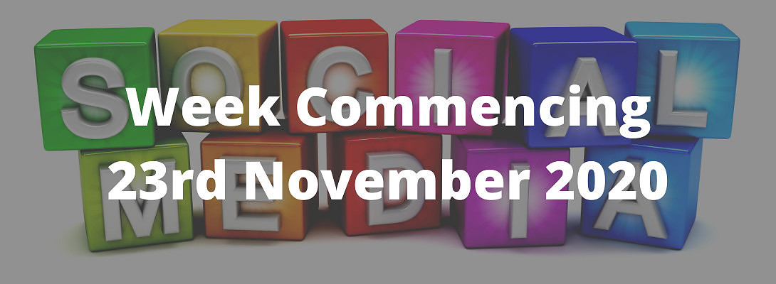 Social Media Content Ideas for wc 23rd November 2020